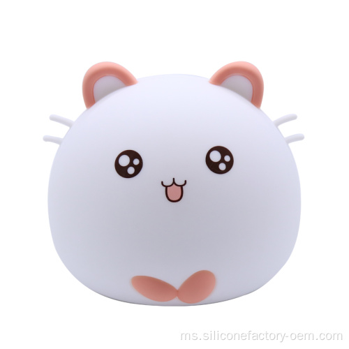 Silicone Cute Cat Jellyfish Night Light